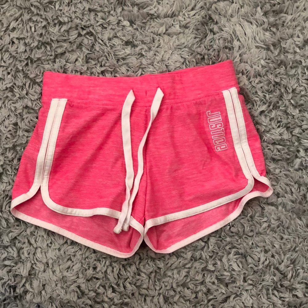 ❗️READ DESCRIPTION❗️ Girls pink Justice Athletic shorts